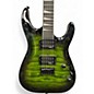 Used Jackson JS32 Dinky Trans Green Burst Solid Body Electric Guitar