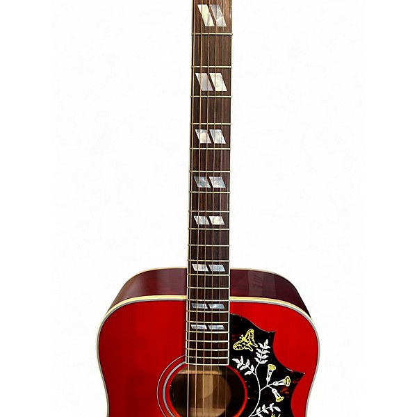 Used Gibson Hummingbird Vintage Standard Heritage Cherry Sunburst Acoustic Electric Guitar