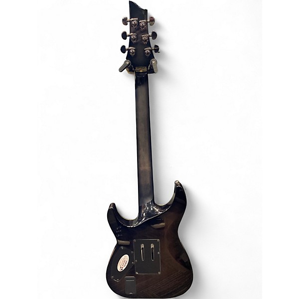 Used Schecter Guitar Research Hellraiser C1 Hybrid FR TRANS BLACK BURST Solid Body Electric Guitar