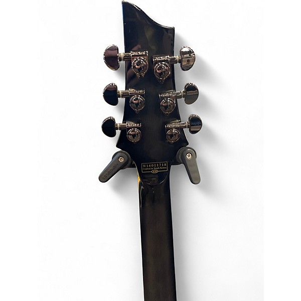 Used Schecter Guitar Research Hellraiser C1 Hybrid FR TRANS BLACK BURST Solid Body Electric Guitar