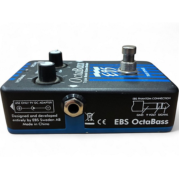 Used EBS Octabass Triple Mode Bass Octave Divider Bass Effect Pedal