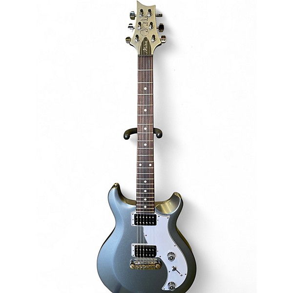 Used PRS S2 Mira Metallic Silver Solid Body Electric Guitar