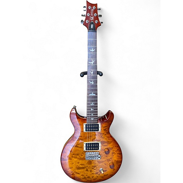 Used Prs Carlos Santana SE Vintage Sunburst Solid Body Electric Guitar