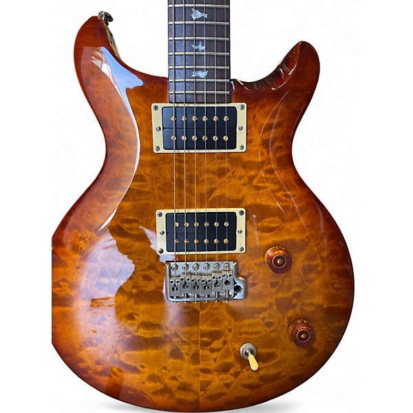 Used Prs Carlos Santana SE Vintage Sunburst Solid Body Electric Guitar