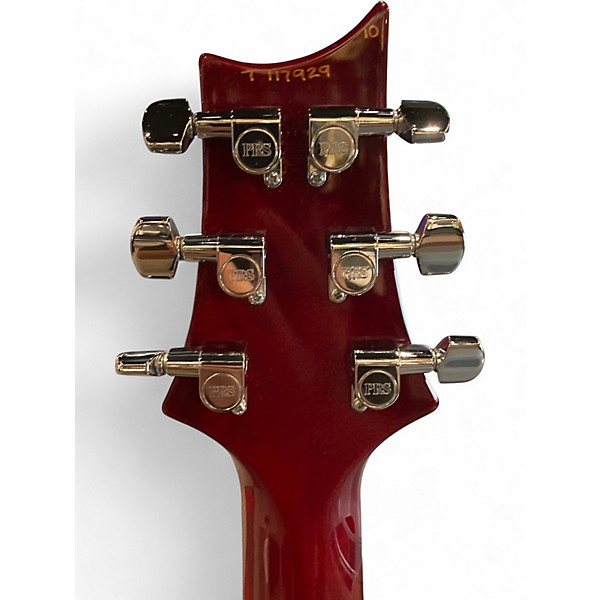 Used 2007 PRS Custom 24 10 Top Cherry Solid Body Electric Guitar
