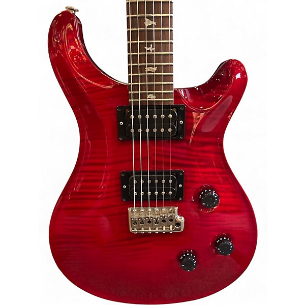 Used 2007 PRS Custom 24 10 Top Cherry Solid Body Electric Guitar