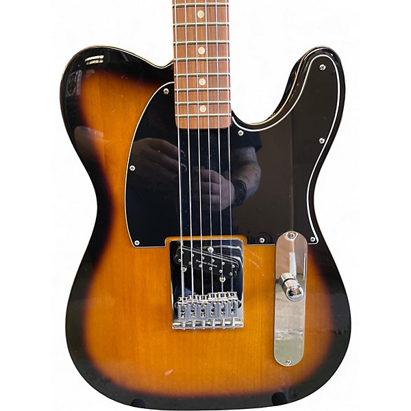 Used Partscaster Custom Tele 2 Tone Sunburst Solid Body Electric Guitar