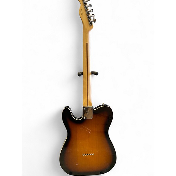Used Partscaster Custom Tele 2 Tone Sunburst Solid Body Electric Guitar