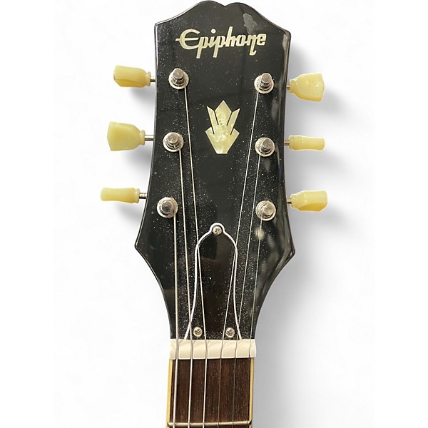 Used Epiphone ES355 2 Tone Sunburst Hollow Body Electric Guitar