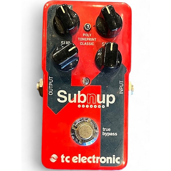 Used TC Electronic Sub N Up Octaver Effect Pedal