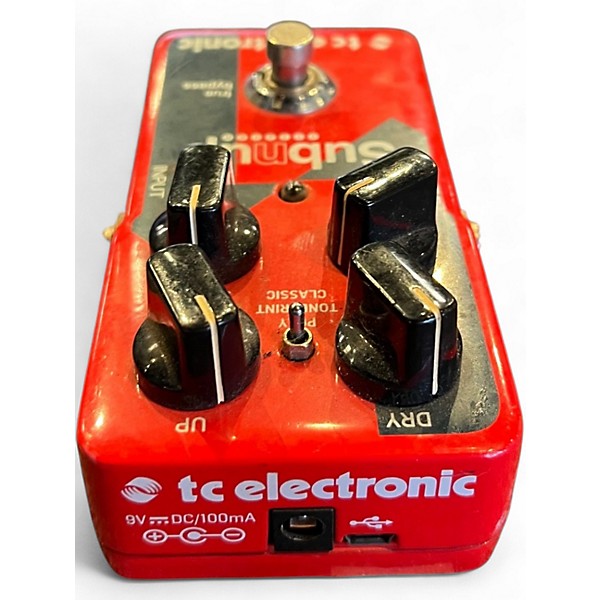 Used TC Electronic Sub N Up Octaver Effect Pedal