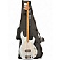 Used Sterling by Music Man Ray34 FIREMIST SILVER Electric Bass Guitar thumbnail