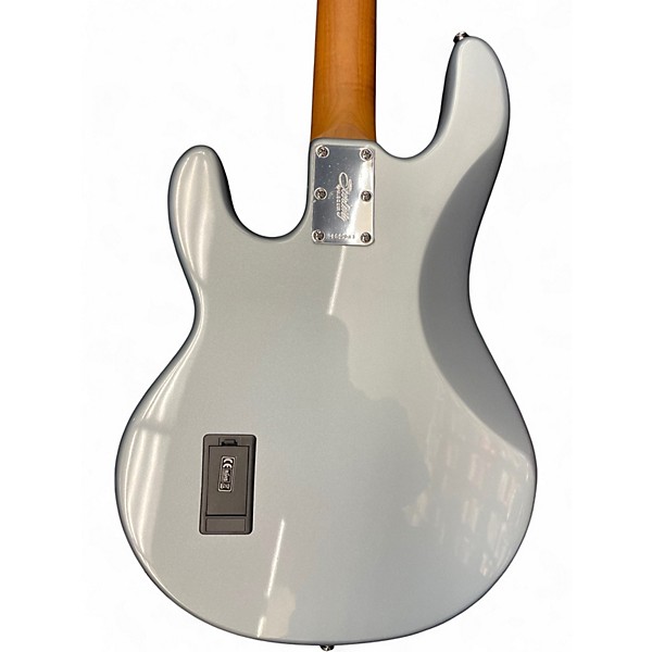 Used Sterling by Music Man Ray34 FIREMIST SILVER Electric Bass Guitar