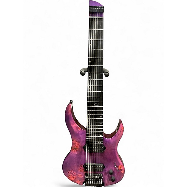 Used Legator Ghost 8 String Purple Solid Body Electric Guitar