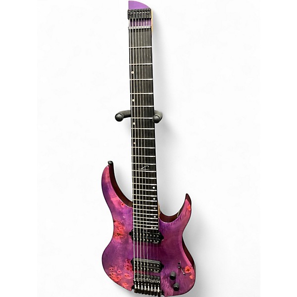 Used Legator Ghost 8 String Purple Solid Body Electric Guitar