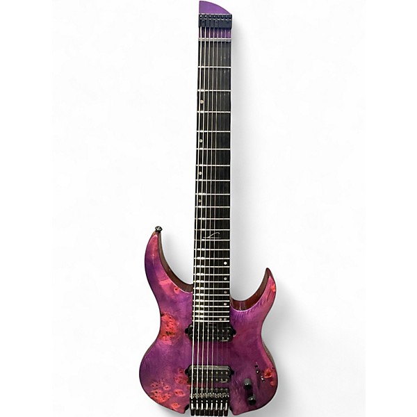 Used Legator Ghost 8 String Purple Solid Body Electric Guitar