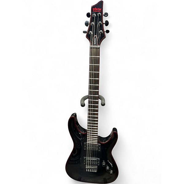 Used Schecter Guitar Research Blackjack C1 Black Solid Body Electric Guitar