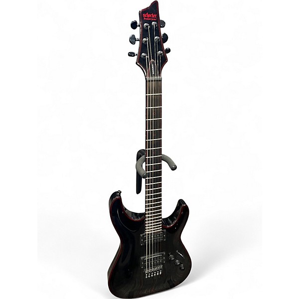 Used Schecter Guitar Research Blackjack C1 Black Solid Body Electric Guitar