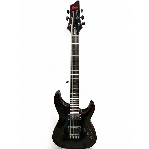 Used Schecter Guitar Research Blackjack C1 Black Solid Body Electric Guitar