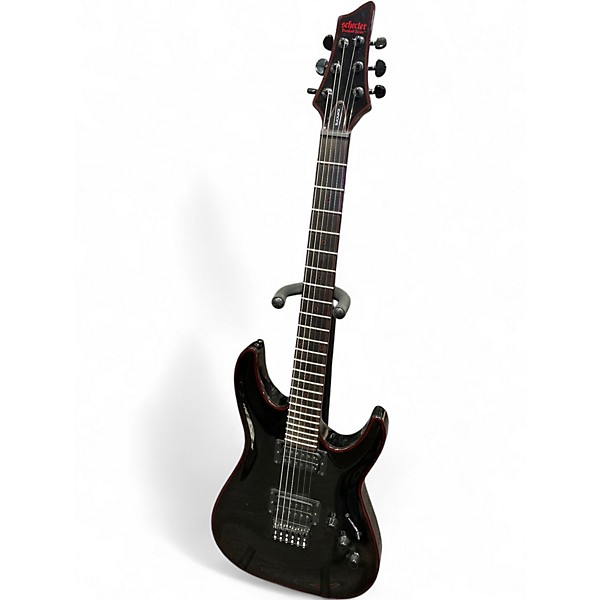 Used Schecter Guitar Research Blackjack C1 Black Solid Body Electric Guitar