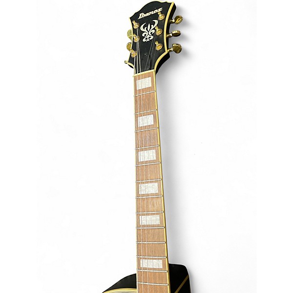 Used Ibanez AF75GBKF Black Satin Hollow Body Electric Guitar