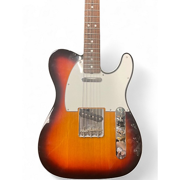 Used Fender PLEK'd American Orig '60s Telecaster 3 Color Sunburst Solid Body Electric Guitar
