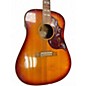 Used Epiphone Hummingbird 2 Tone Sunburst Acoustic Guitar
