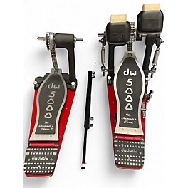 Used DW 5000 Series Double Double Bass Drum Pedal