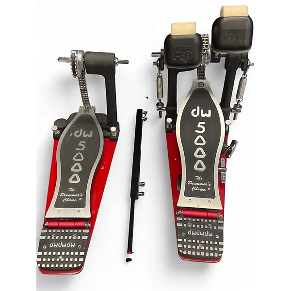 Used DW 5000 Series Double Double Bass Drum Pedal