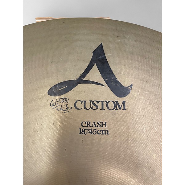 Used Zildjian 18in A Custom Crash Cymbal