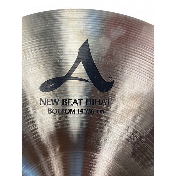 Used Zildjian 14in New Beat Hi Hat Pair Cymbal