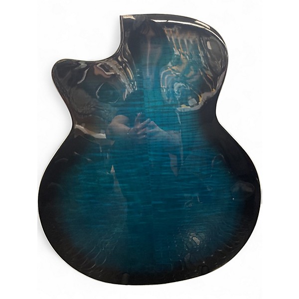 Used Guild F2512CE Blue Burst 12 String Acoustic Electric Guitar
