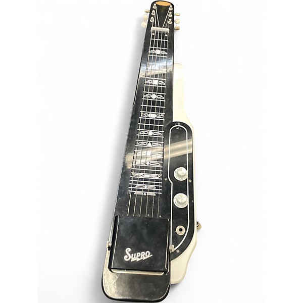 Vintage 1964 Supro Jet Airliner Lap Steel TUXEDO Solid Body Electric Guitar