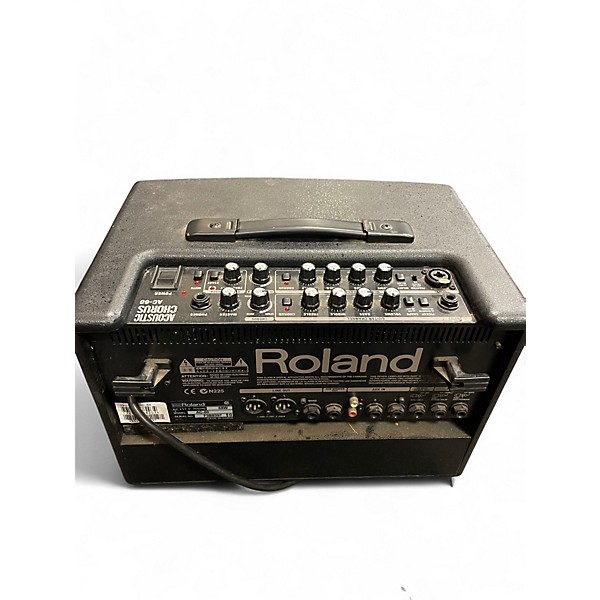 Used Roland AC60 60W 2X6.5 Acoustic Guitar Combo Amp