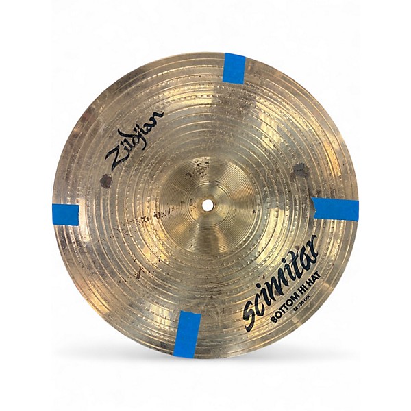 Used Zildjian 14in Scimitar Hi Hat Pair Cymbal