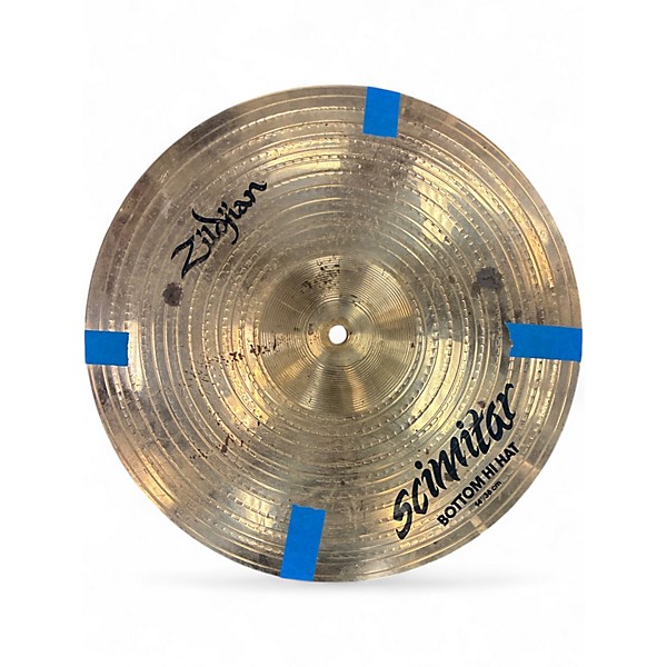 Used Zildjian 14in Scimitar Hi Hat Pair Cymbal
