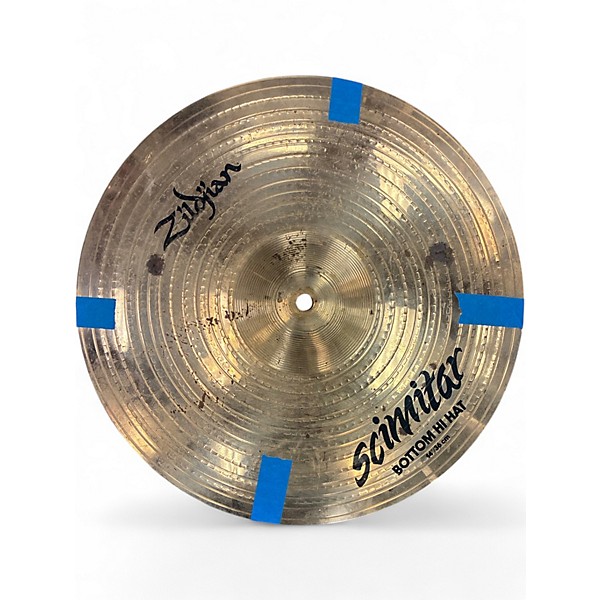 Used Zildjian 14in Scimitar Hi Hat Pair Cymbal