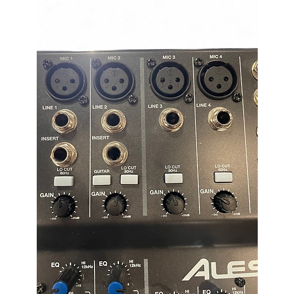 Used Alesis MultiMix 8 USB 8-Channel Unpowered Mixer