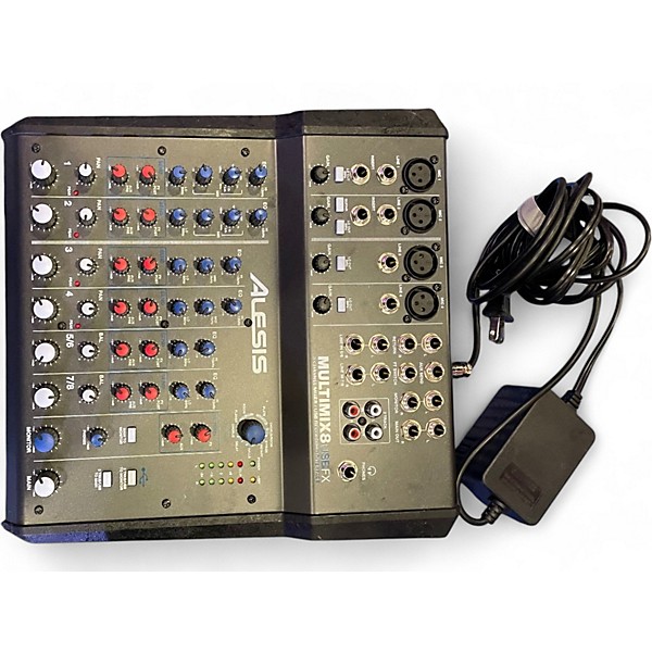 Used Alesis MultiMix 8 USB 8-Channel Unpowered Mixer