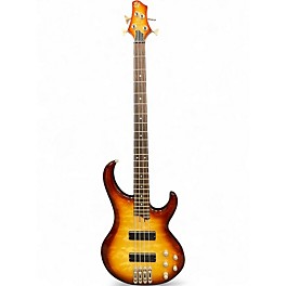 Used Ibanez BTB 450QM 4 STRING 2 Color Sunburst Electric Bass Guitar