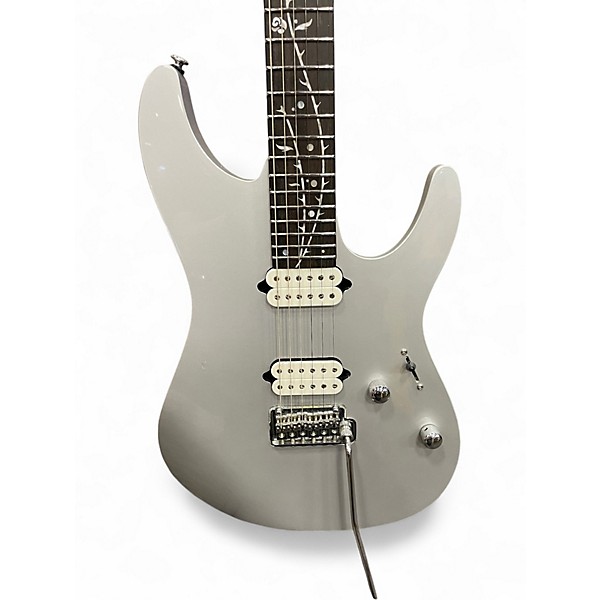 Used Ibanez TOD10 TIM HENSON Silver Solid Body Electric Guitar
