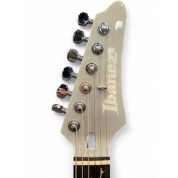 Used Ibanez TOD10 TIM HENSON Silver Solid Body Electric Guitar