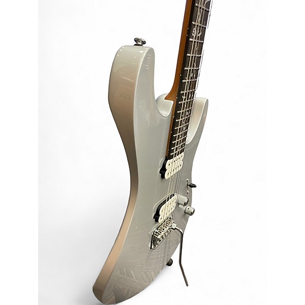Used Ibanez TOD10 TIM HENSON Silver Solid Body Electric Guitar