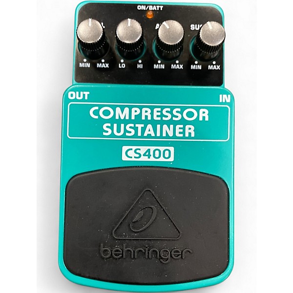 Used Behringer CS400 Compressor Sustainer Effect Pedal