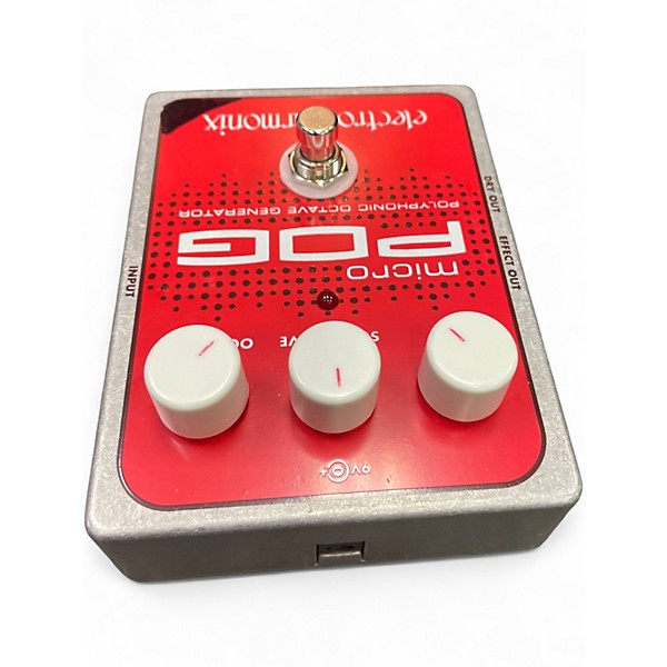 Used Electro-Harmonix Micro Pog Polyphonic Octave Generator Effect Pedal