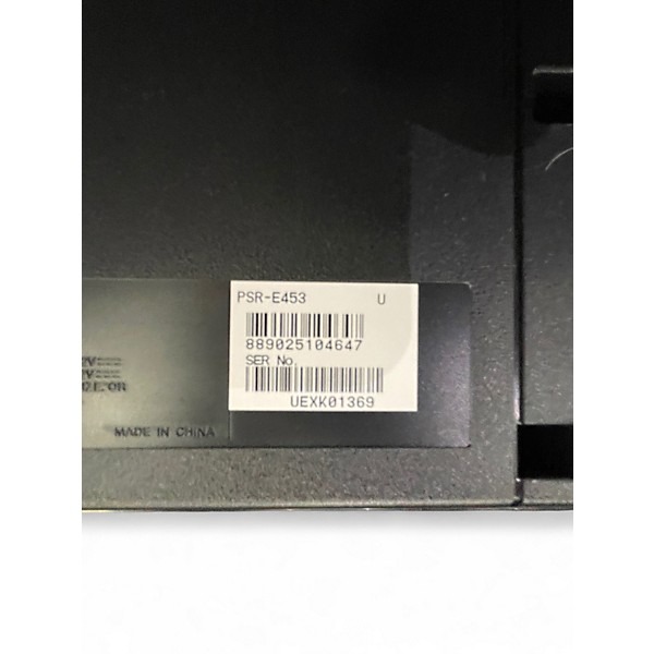 Used Yamaha PSRE453 61 Key Portable Keyboard