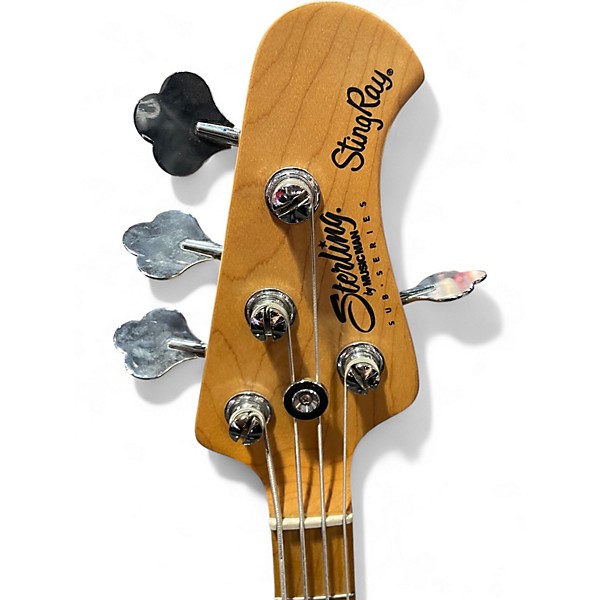 Used Sterling by Music Man Stingray Mint Green Electric Bass Guitar