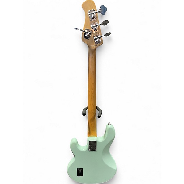 Used Sterling by Music Man Stingray Mint Green Electric Bass Guitar