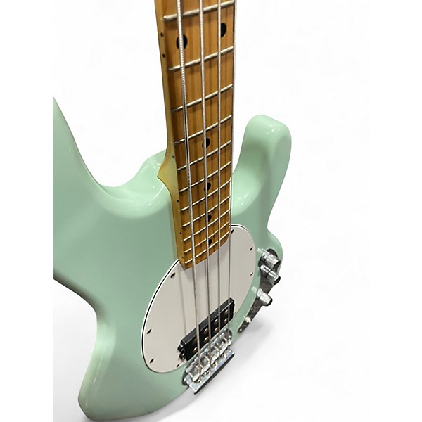 Used Sterling by Music Man Stingray Mint Green Electric Bass Guitar