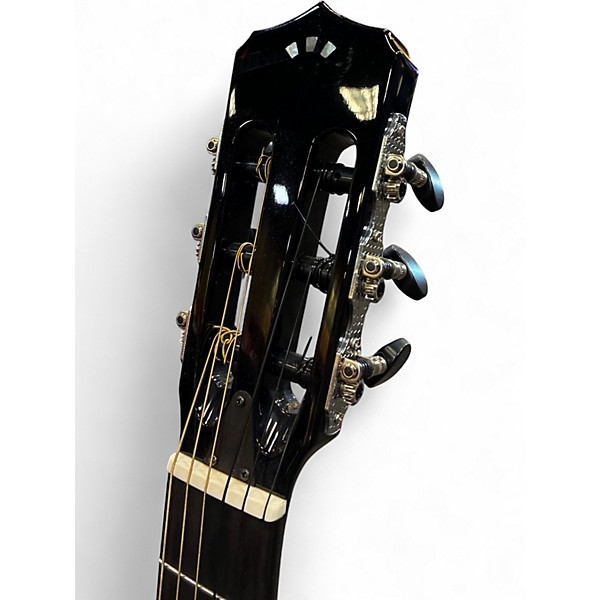 Used Cordoba Stage Nylon Trans Black Classical Acoustic Electric Guitar